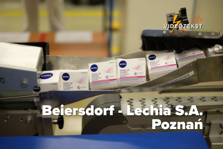 Badania fotometryczne w firmie Beiersdorf - Lechia S.A. Poznań - Videotekst Poznań - Wiesław Czyż