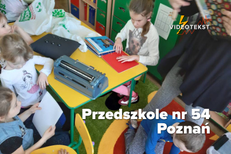 Badania fotometryczne w Przedszkolu nr 54 w Poznaniu - Videotekst Poznań - Wiesław Czyż